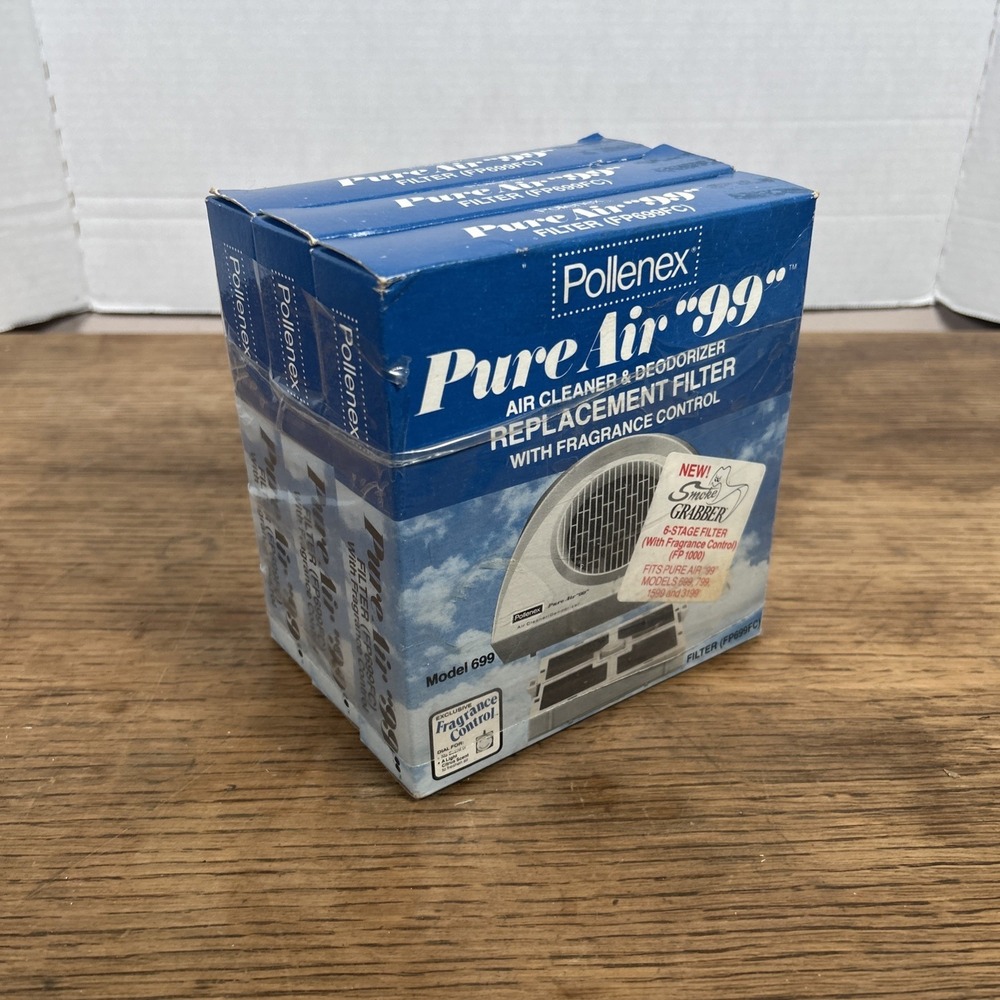 Lot of 3- Pollenex Pure Air 99 Air Filter FP699FV Sears Model 699 NEW